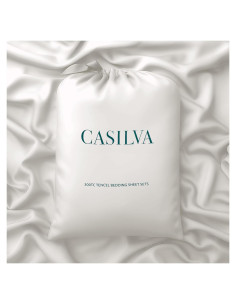 Juego de Sábanas Queen CASILVA 100% Tencel Eucalipto