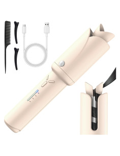 Rizador Automático Inalámbrico RJUGT 1.2" Cerámica 60W Blanco