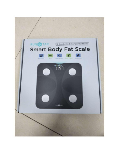 Báscula Digital RunSTAR con Pantalla Grande y Análisis Corporal