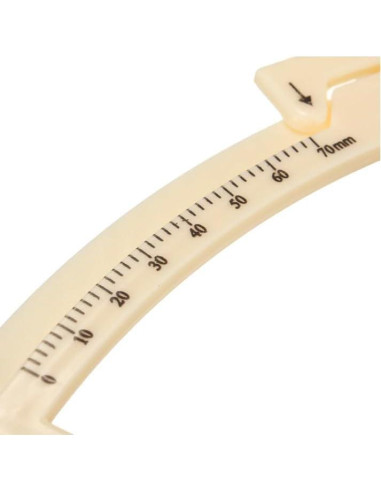 Calibrador de Grasa Corporal FANTIA - Medición Precisa 16.5cm