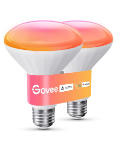 Bombillas Inteligentes Govee BR30 LED RGBWW, 850 Lúmenes, Paquete de 2