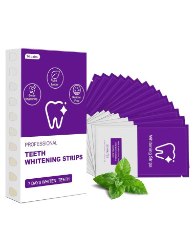 Tiras Blanqueadoras Anwezen - 28 Tiras, Rápido y Efectivo