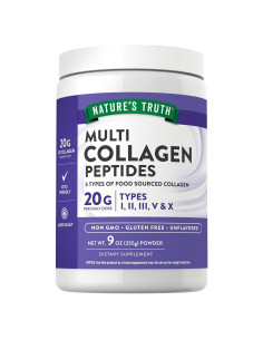 Polvo de Péptidos de Colágeno Múltiple Verdad de la Naturaleza 255g