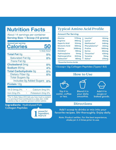 Polvo de Péptidos de Colágeno Marino Further Food 168.5 g