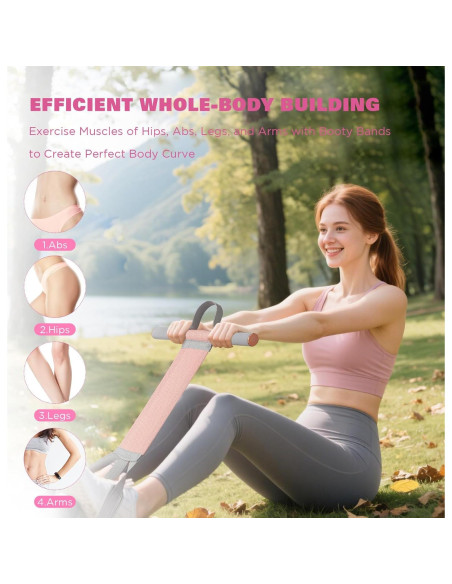 Banda de Resistencia HilpurSkx 150lb con Mangos Antideslizantes