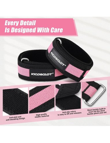 Bandas de Glúteos KICOSOADT Rosa - Resistencia Extra Pesada