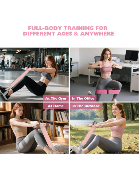 Banda de Resistencia HilpurSkx 150lb con Mangos Antideslizantes