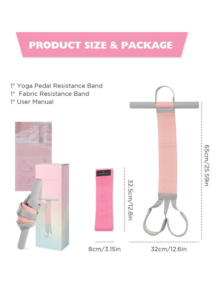 Banda de Resistencia HilpurSkx 150lb con Mangos Antideslizantes