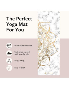 Alfombrilla de Yoga Antideslizante Shakti Warrior Loto 182x61cm 2