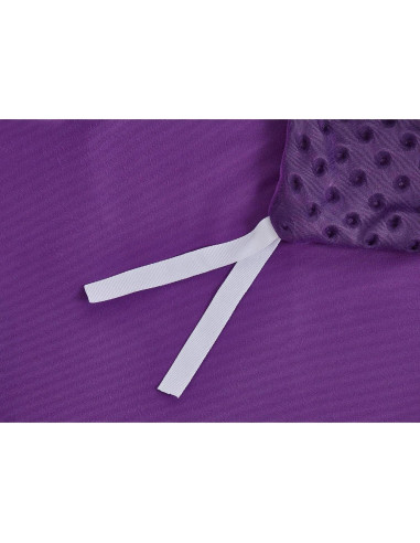 Funda de Edredón RelaxBlanket 101.6x152.4cm Minky Dot Púrpura