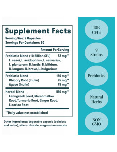 Suplemento Digestivo Nuven 3 en 1 con Probioticos y Hierbas 2