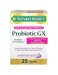 Probiotico GX Nature's Bounty 25 Cápsulas para Salud Digestiva