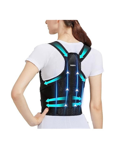 Corrector de Postura AKQFZHQ para Espalda Ajustable M