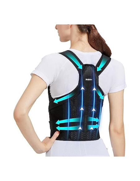 Corrector de Postura AKQFZHQ para Espalda Ajustable M
