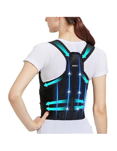 Corrector de Postura AKQFZHQ para Espalda Ajustable M