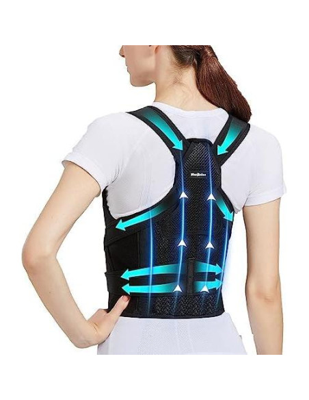 Corrector de Postura AKQFZHQ para Espalda Ajustable M