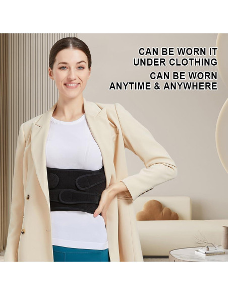 Corrector de Postura AKQFZHQ para Espalda Ajustable M