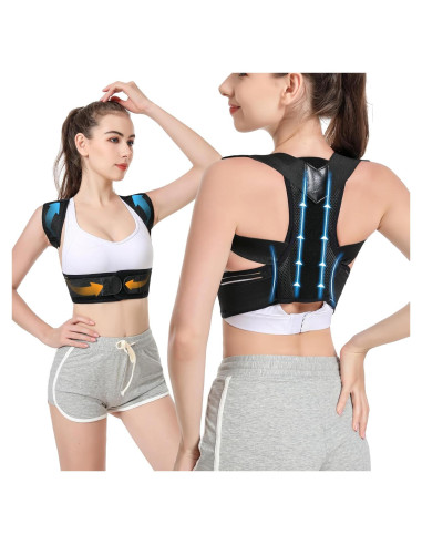 Corrector de Postura Ajustable Herokoo XL para Espalda