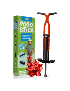 Pogo Stick Bubble Jump Rojo para Niños y Adultos 36-72 kg