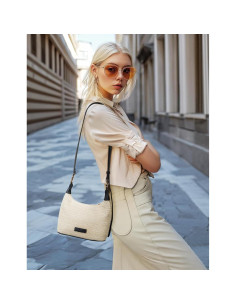 Bolso de Paja Tejido Missnine para Mujeres 21x11cm Verano 2