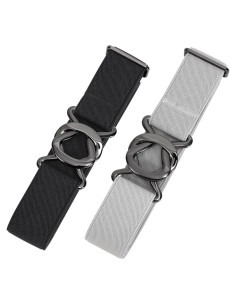 Cinturón Elástico Invisible JASGOOD para Mujeres - Paquete de 2