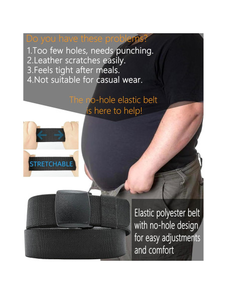 Cinturón Táctico Ajustable Nylon Canvas Militar Hombre 3.81 cm