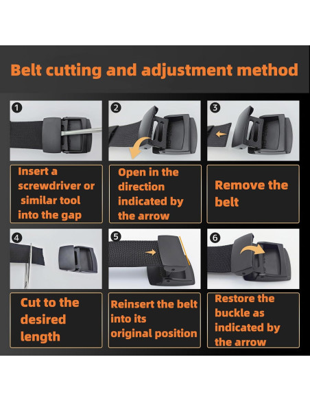 Cinturón Táctico Ajustable Nylon Canvas Militar Hombre 3.81 cm