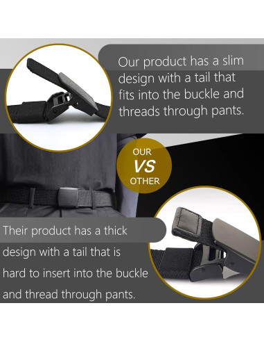 Cinturón Táctico Ajustable Nylon Canvas Militar Hombre 3.81 cm