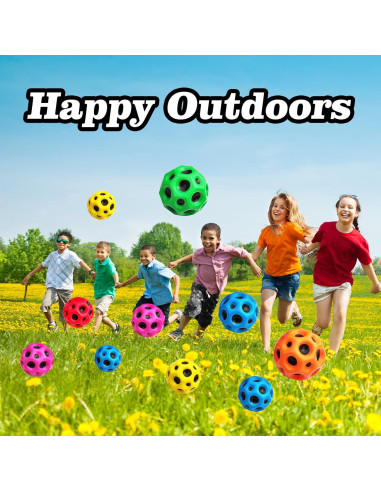 Pelotas Rebotadoras ZHEBAG 12 Unidades 6.86cm Espuma Coloridas