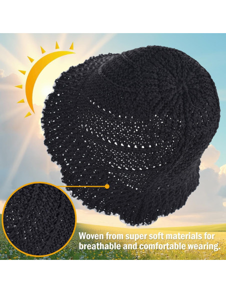 Sombrero de Cubo de Ganchillo EINSKEY para Mujeres - Protección UV