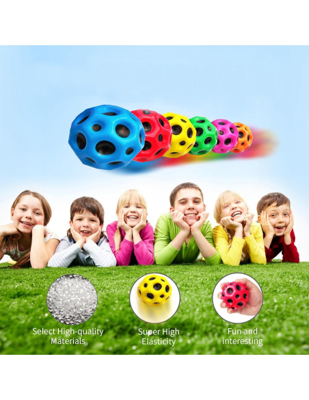 Pelotas Rebotadoras ZHEBAG 12 Unidades 6.86cm Espuma Coloridas