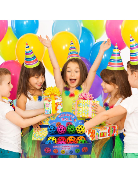 Pelotas Rebotadoras ZHEBAG 12 Unidades 6.86cm Espuma Coloridas