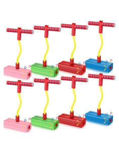 Saltadores Pogo de Espuma Wettarn - 8 Piezas Coloridas para Niños