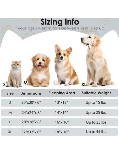 Cama Donut Calmante para Perros y Gatos Hoewina 50.8cm Gris