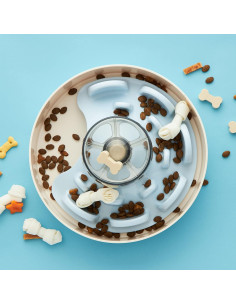 Tazón de Alimentación Interactiva Lenta PetDreamHouse UFO Azul - Difícil 2