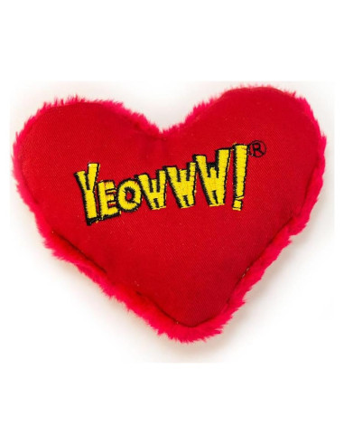 Juguete para Gato Yeowww Heart Attack 10.16 cm Catnip