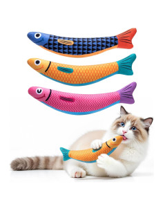 Juguetes Interactivos para Gatos PetBusy - Paquete de 3 con Catnip