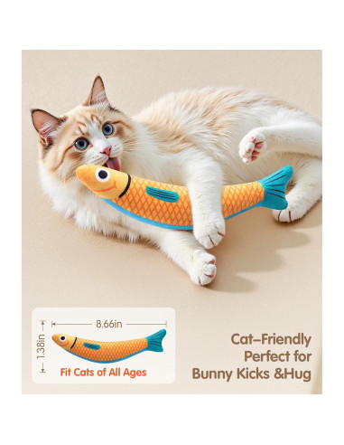 Juguetes Interactivos para Gatos PetBusy - Paquete de 3 con Catnip