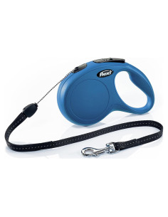 Correa Retráctil Flexi Nueva Clásica Pequeña 7.92 m Azul