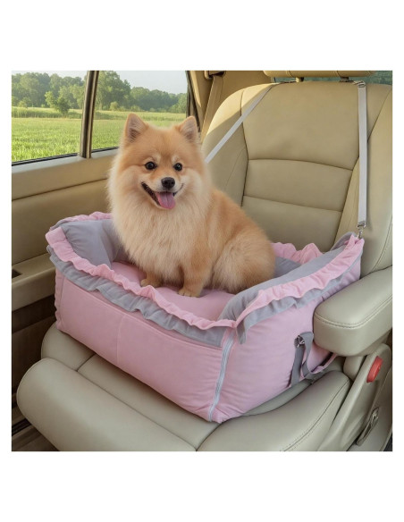 Asiento de Coche para Perros Homcosan Rosa 74.9x63.5 cm Asiento de Coche para Perros Homcosan Rosa 74.9x63.5 cm