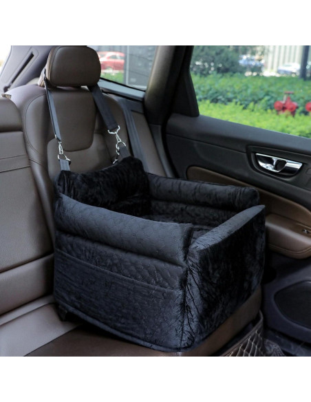 Asiento Elevador para Perros Medianos Huazhu1 Negro 50.8x45.7x35.6cm