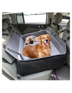 Asiento de Coche para Perros HOMBYS 106.7x68.6 cm Desmontable