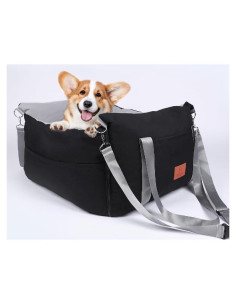 Asiento de coche para perros medianos Lefarfadet 11.34 kg