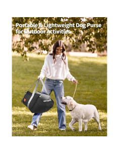 Asiento de coche para perros medianos Lefarfadet 11.34 kg 2