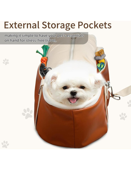 Asiento Elevador para Perros Pequeños LELEFIDO Marrón 5kg