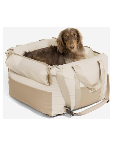 Asiento de Coche Impermeable FUNNY FUZZY para Perros hasta 15kg