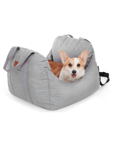 Asiento de Coche para Perros PET AWESOME Gris Claro 50.8x50.8cm