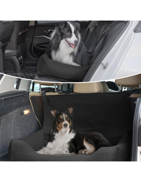 Asiento de Coche para Perros Bnonya Mediano 88.9x48.3cm Antideslizante