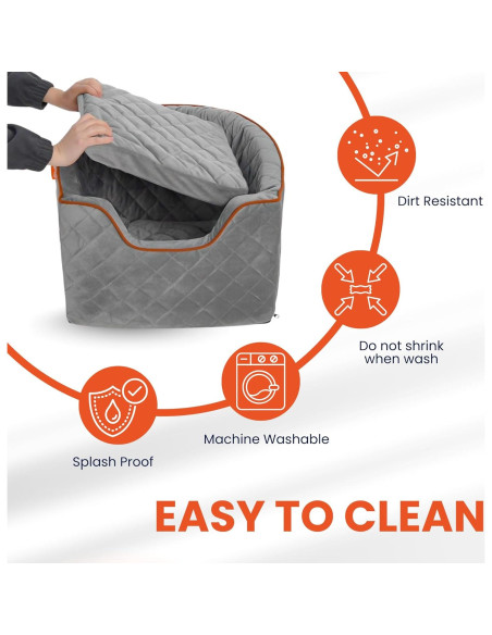 Asiento Elevador para Perros WOOFNGO Gris - Hasta 13.6 kg