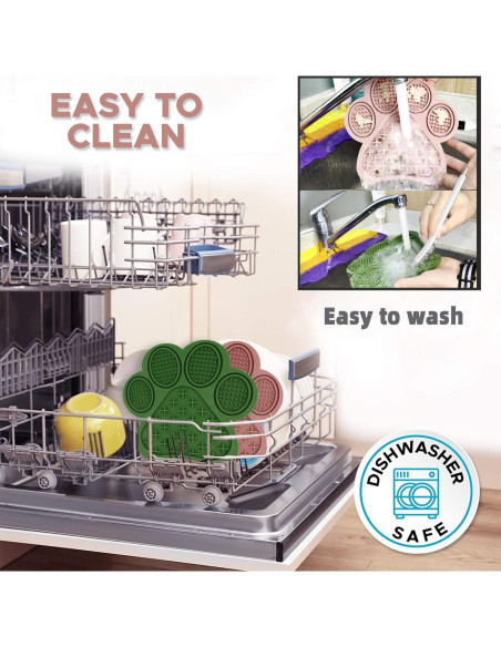 Alfombrilla Lick para Perros y Gatos HANZOTO Rosa 17x16.5cm Alfombrilla Lick para Perros y Gatos HANZOTO Rosa 17x16.5cm